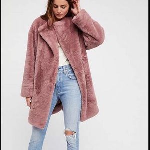 Free People Rita Faux Fur Coat